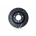 Ebc Brakes BRAKE ROTORS Slotted And Dimpled Black Coated Iron Set Of 2 GD7828